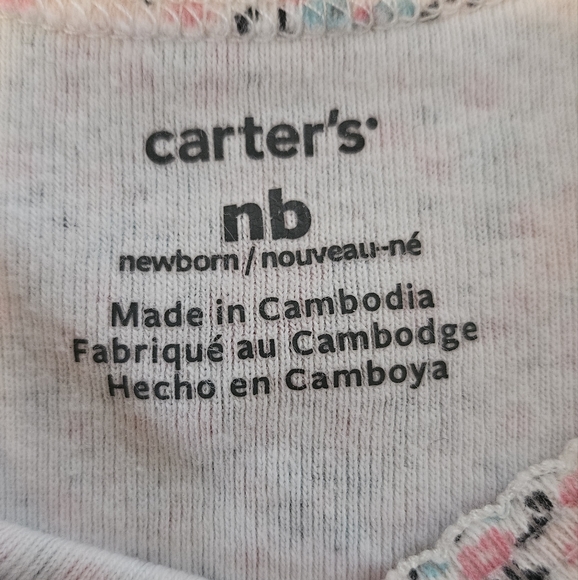 Carter's Newborn Fleece Vest & Onsie Set - Picture 4 of 4